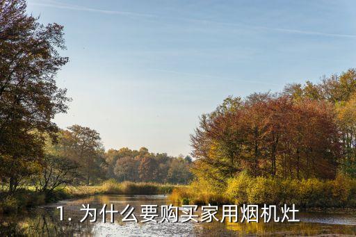 1. 为什么要购买家用烟机灶