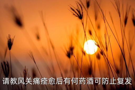 请教风关痛痊愈后有何药酒可防止复发