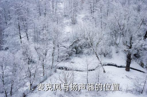 1. 麦克风与扬声器的位置