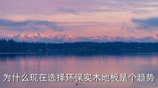 为什么现在选择环保实木地板是个趋势