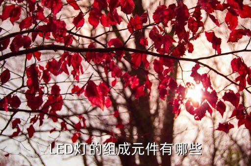 LED灯的组成元件有哪些