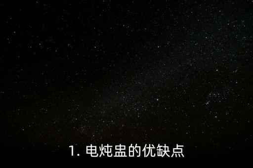 1. 电炖盅的优缺点