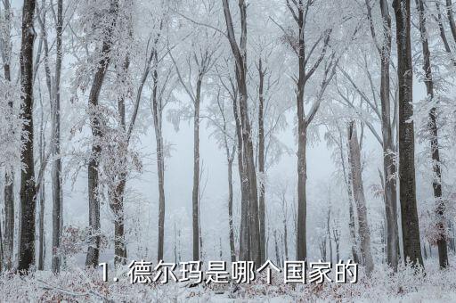 1. 德尔玛是哪个国家的