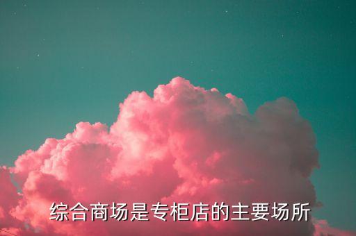 综合商场是专柜店的主要场所