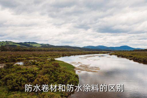 防水卷材和防水涂料的区别
