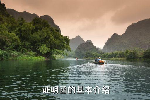 证明函的基本介绍