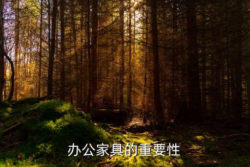 办公家具的重要性