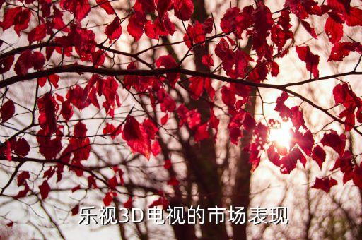 乐视3D电视的市场表现