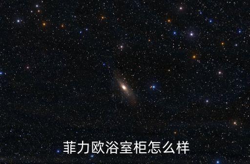 菲力欧浴室柜怎么样