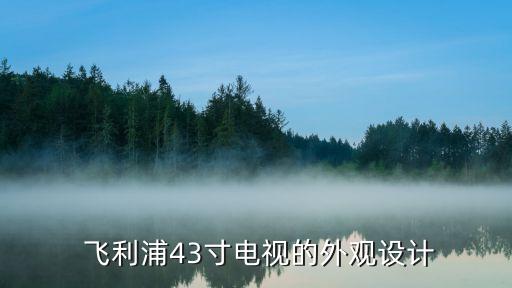 飞利浦43寸电视的外观设计