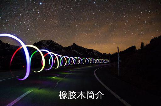 橡胶木简介