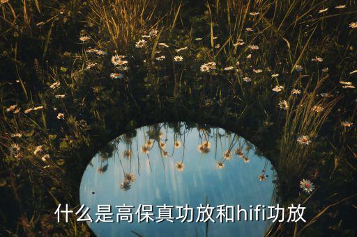 什么是高保真功放和hifi功放