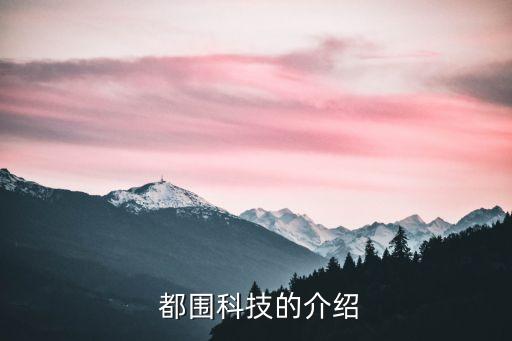 都围科技的介绍