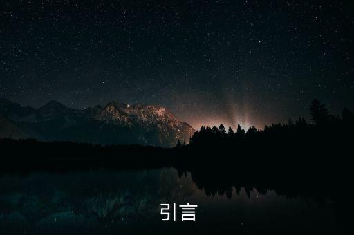 引言