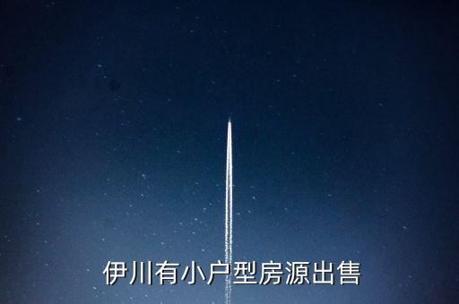 伊川有小户型房源出售