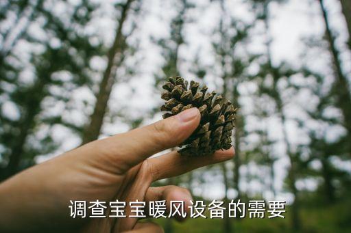 调查宝宝暖风设备的需要