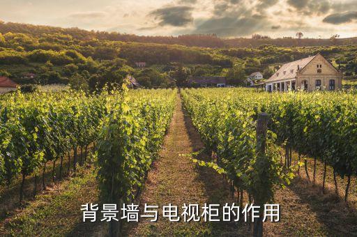 背景墙与电视柜的作用