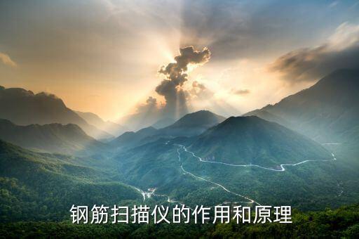 钢筋扫描仪的作用和原理
