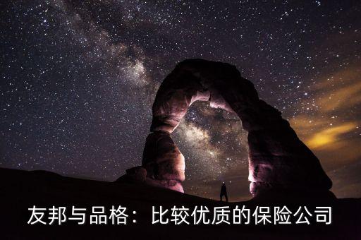 友邦与品格:比较优质的保险公司