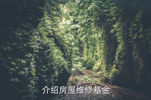 介绍房屋维修基金