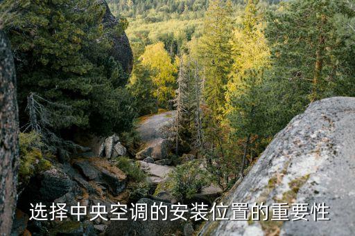 选择中央空调的安装位置的重要性