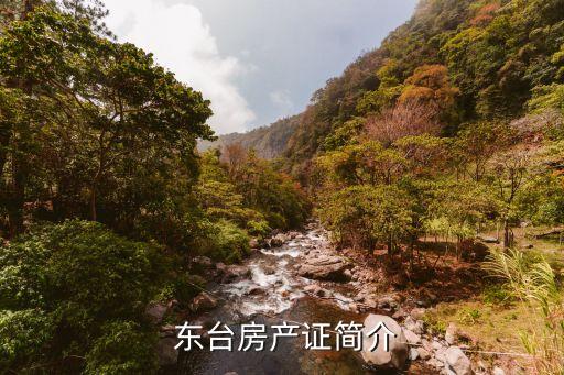 东台房产证简介