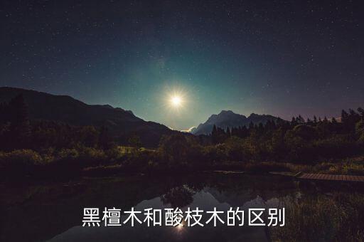 黑檀木和酸枝木的区别