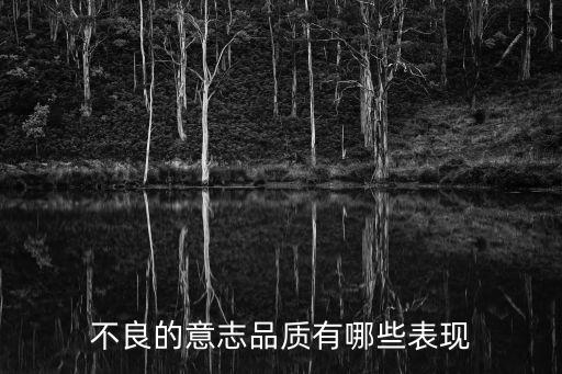 不良的意志品质有哪些表现