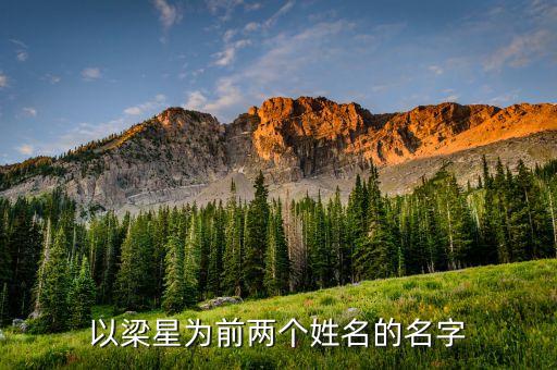 以梁星为前两个姓名的名字
