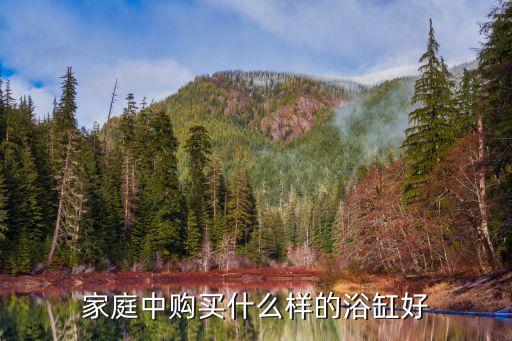 家庭中购买什么样的浴缸好