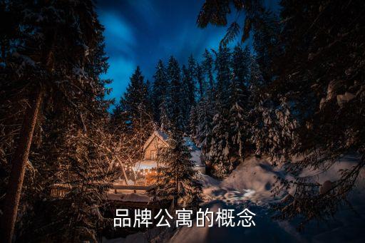 品牌公寓的概念